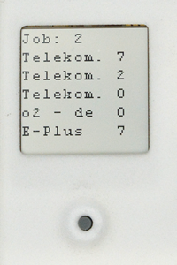 HighTAG™ 971 LTE Messgerät Display