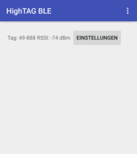 HighTAG™ BLE APP